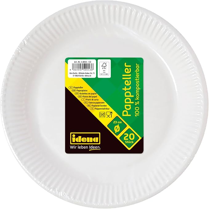 Assiettes carton